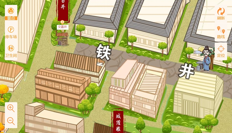 端州智慧景区：手绘地图与语音导览的完美融合