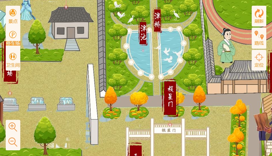 端州手绘地图景区语音讲解导览系统：智慧景区建设的基石